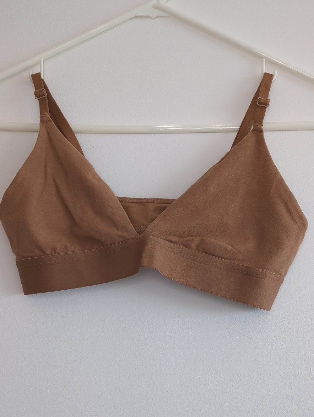 Auden | Stretch Pullover Triangle Bralette Unlined | S